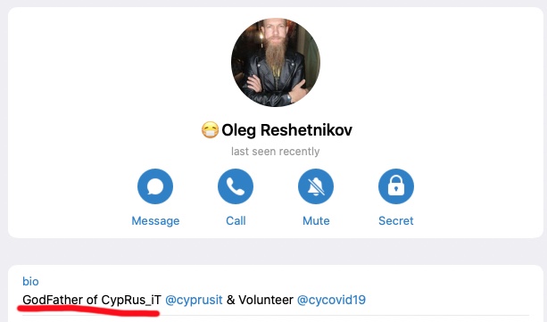 Олег Решетников - что за перец с Кипра, примазывающийся к ИТ-тусовке?